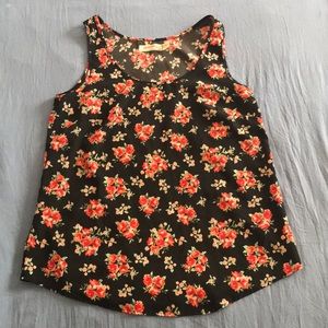 Floral tank top